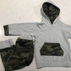 Camp joggers and hoodie